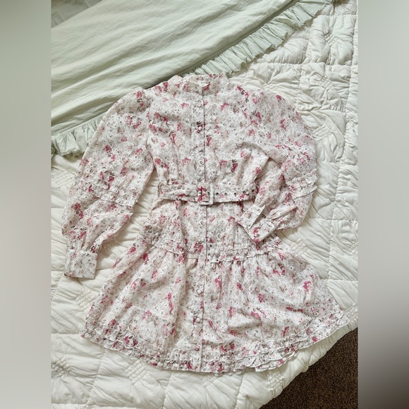 Gingham & Heels Mini Dress / Floral - Picture 12 of 14